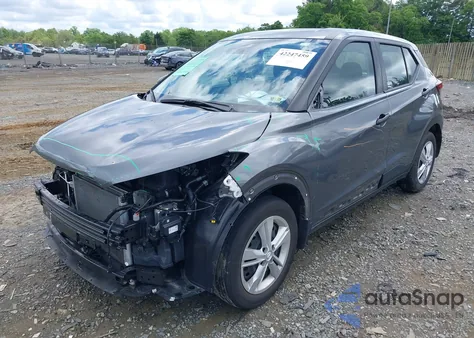2023 Nissan Kicks S Xtronic Cvt z USA, uszkodzony, nr VIN 3N1CP5BV9PL571677